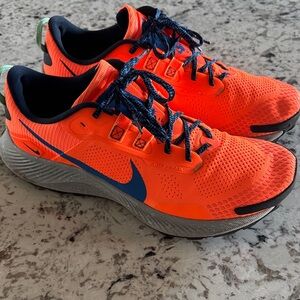 Nike Bright Orange Pegasus trail